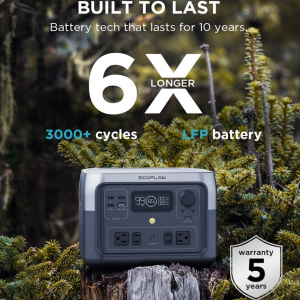  Estación de Energía Portátil EcoFlow RIVER 2 MAX 500W Potencia - 512Wh Capacidad_13