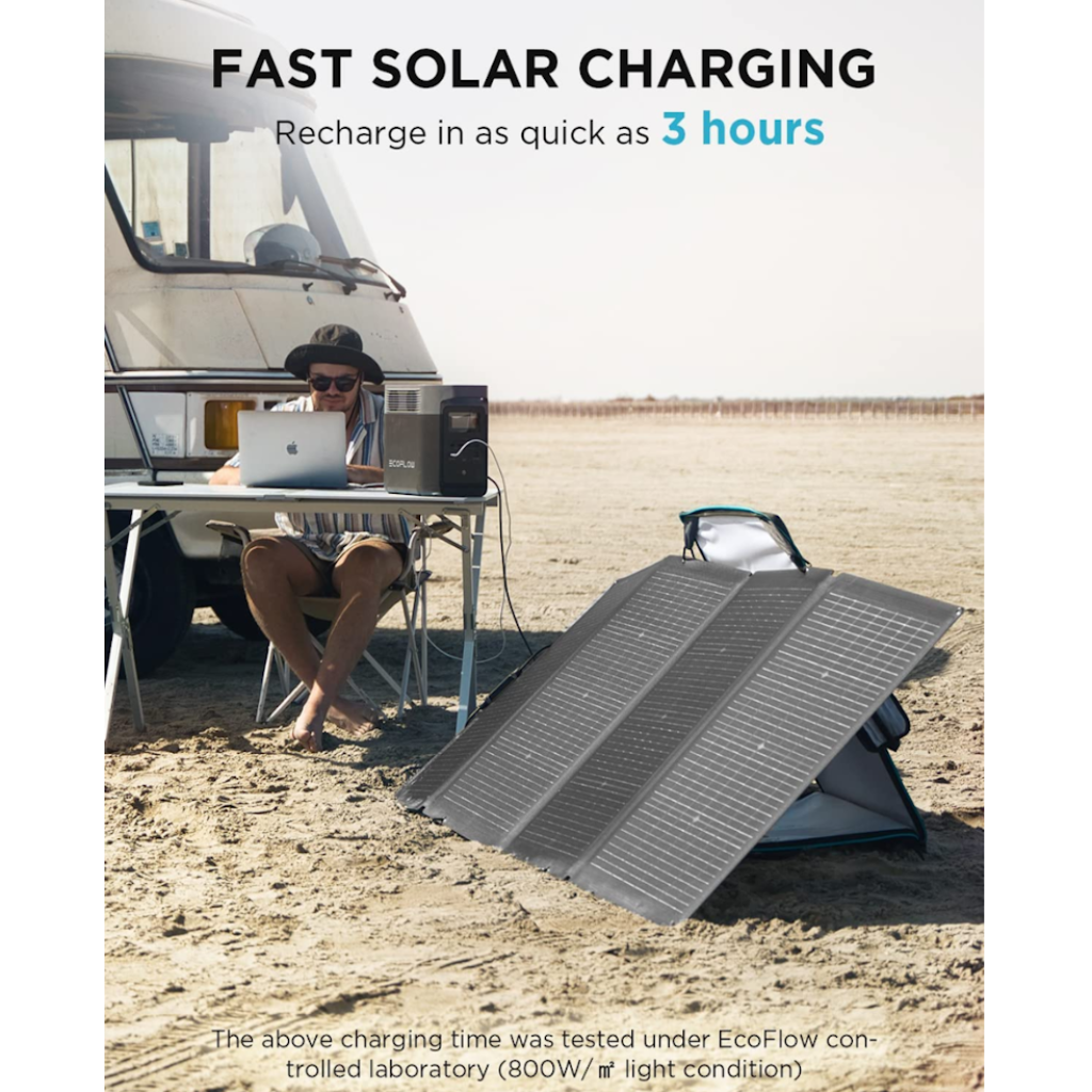 Kit Solar Portátil EcoFlow DELTA 2 1.8 kW + Panel Solar Bifacial 400 W _9