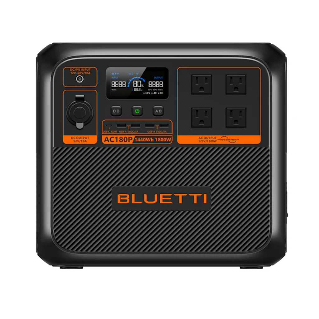 Estación de Energía Portátil Bluetti AC180P 1800W 1440Wh_2