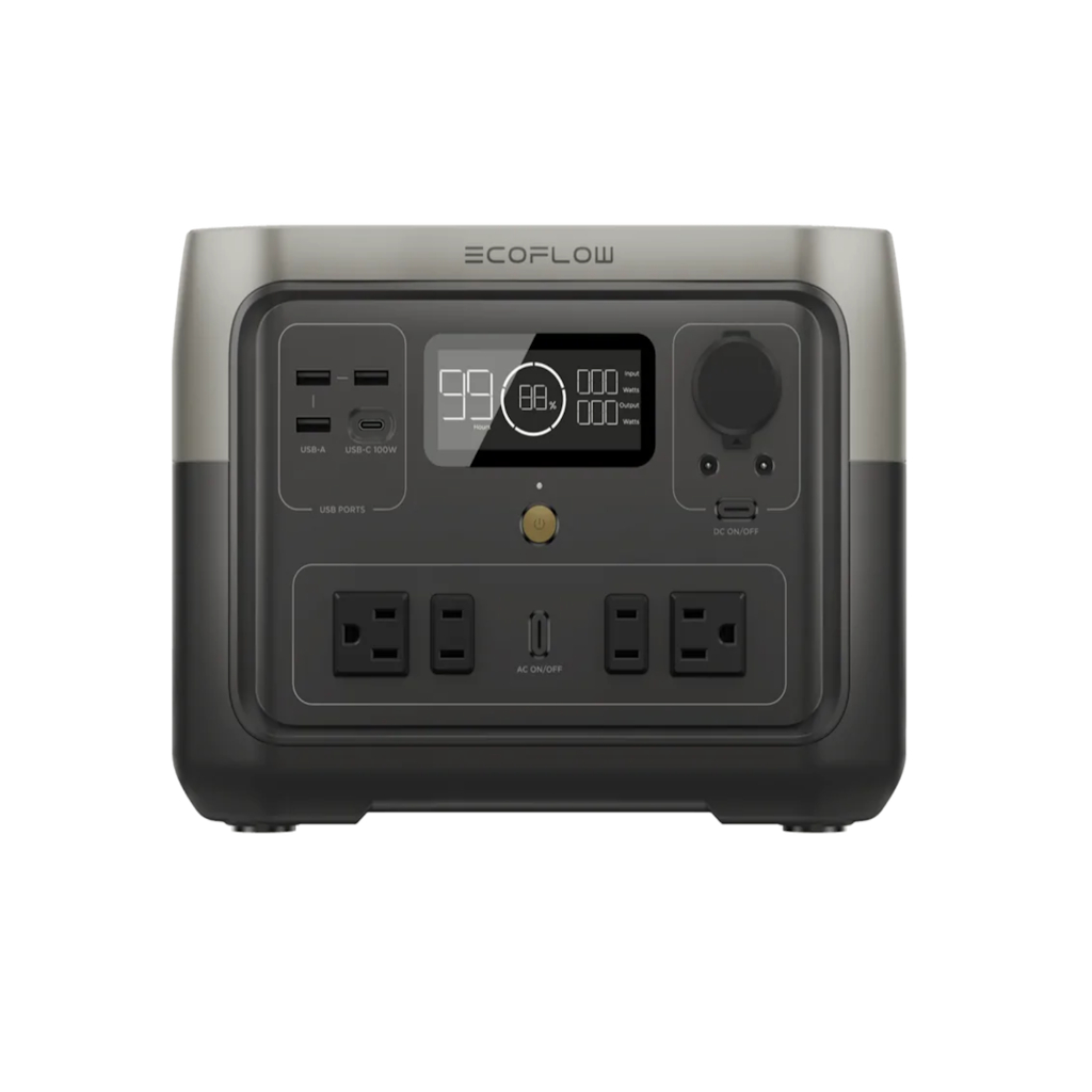  Estación de Energía Portátil EcoFlow RIVER 2 MAX 500W Potencia - 512Wh Capacidad_1