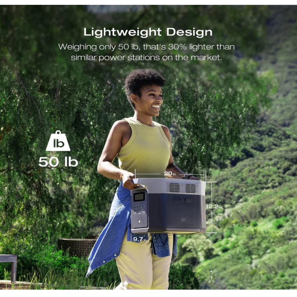 Estación de Energía Portátil EcoFlow DELTA 2 MAX 2400W Potencia - 2000Wh Capacidad_10