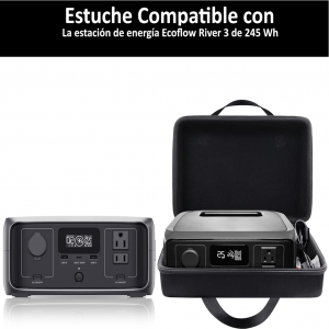 Estuche Rígido de Viaje para EcoFlow River 3_4