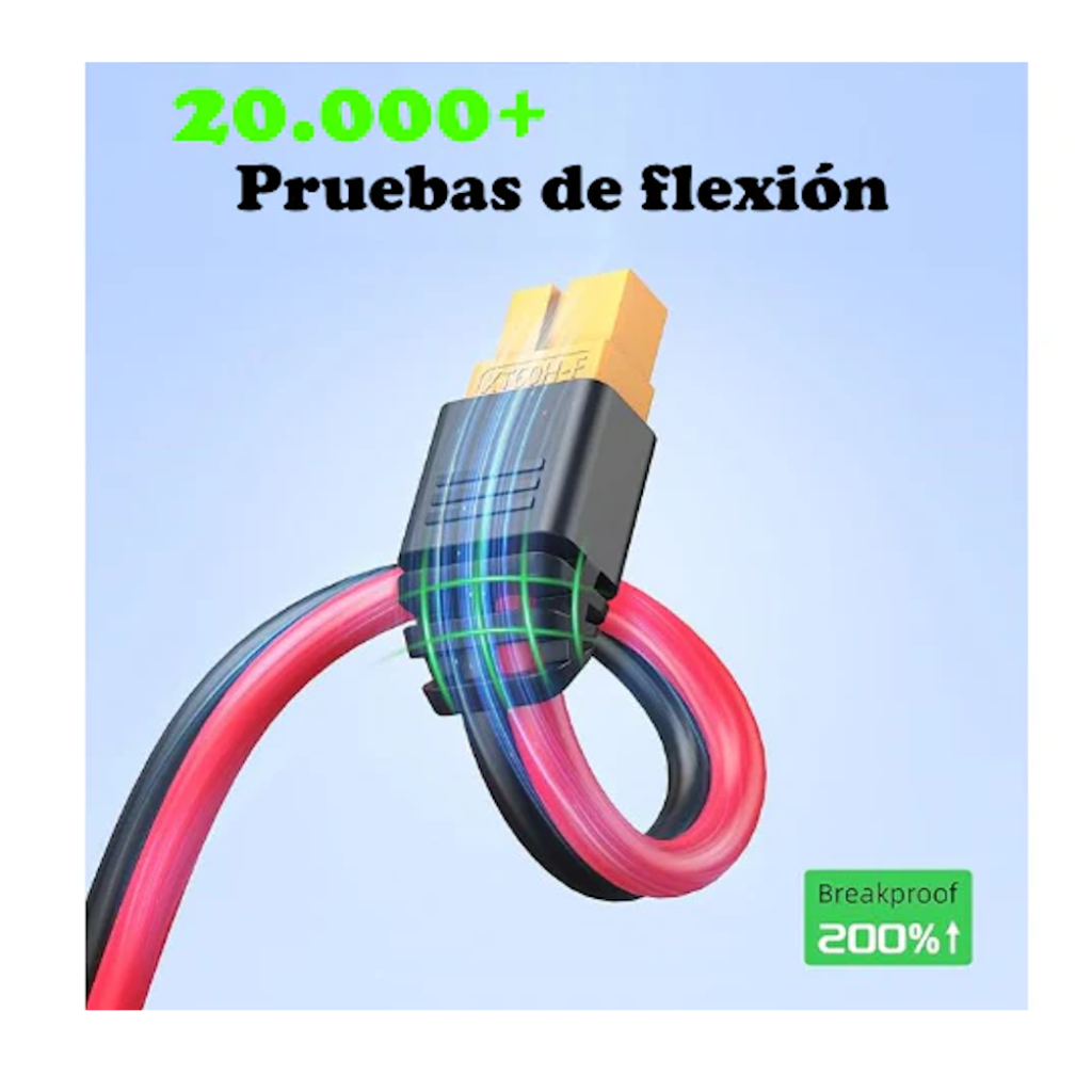 Cable de Conexión Para Panel Solar XT60 EcoFlow 2.5 mts_6