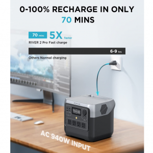 Estación de Energía Portátil Ecoflow RIVER 2 PRO 800W Potencia - 768Wh Capacidad_10