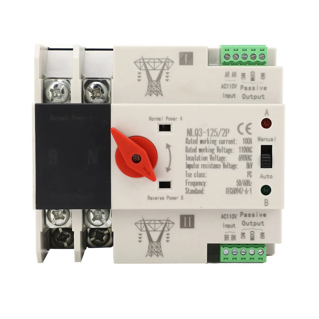 Switch Transferencia Automatica a 110V Para estaciones Ecoflow_1