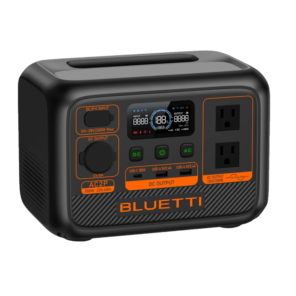 Estación de Energía Portátil Bluetti AC2P 300W 230.4Wh_5