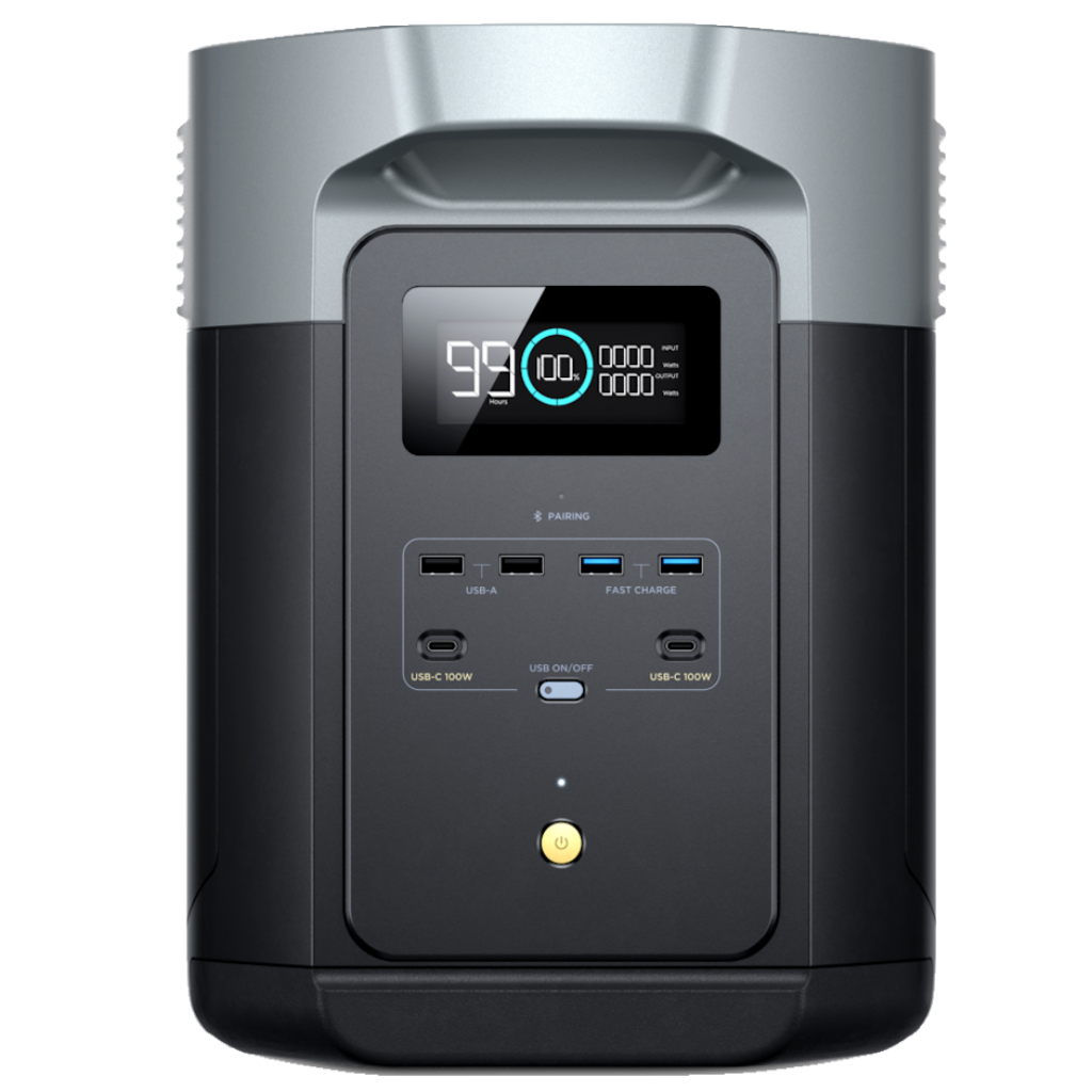 Estación de Energía Portátil EcoFlow DELTA 2 MAX 2400W Potencia - 2000Wh Capacidad_1