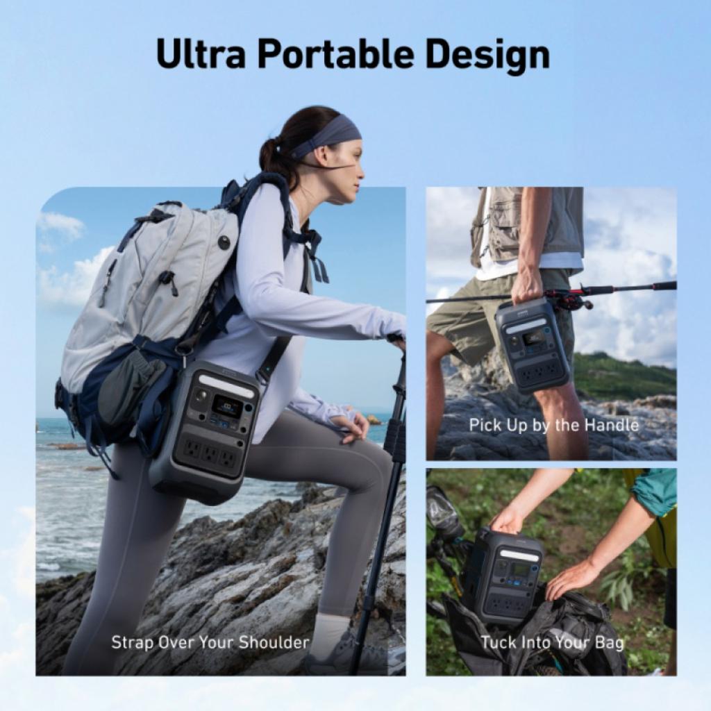 Estación de Energia Portatil Anker Solix C300X 300W 288Wh _7