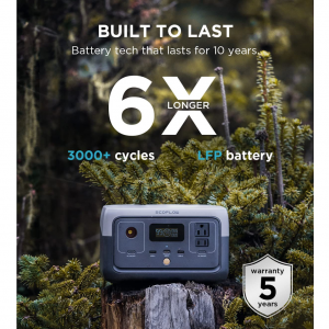 Estación de Energía Portátil Ecoflow RIVER 2 300W Potencia - 256Wh Capacidad_11