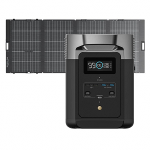 Kit Solar Portátil EcoFlow DELTA 2 MAX 2400W + Panel Solar Bifacial 400 W_1