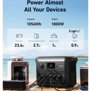 Estación de Energia Portatil Anker Solix C1000X 1800W 1056Wh _7