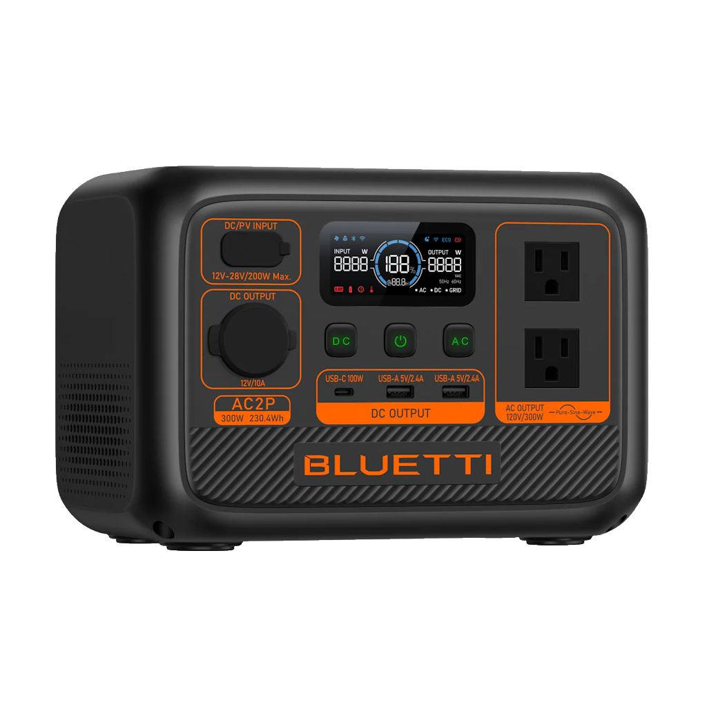 Estación de Energía Portátil Bluetti AC2P 300W 230.4Wh_3