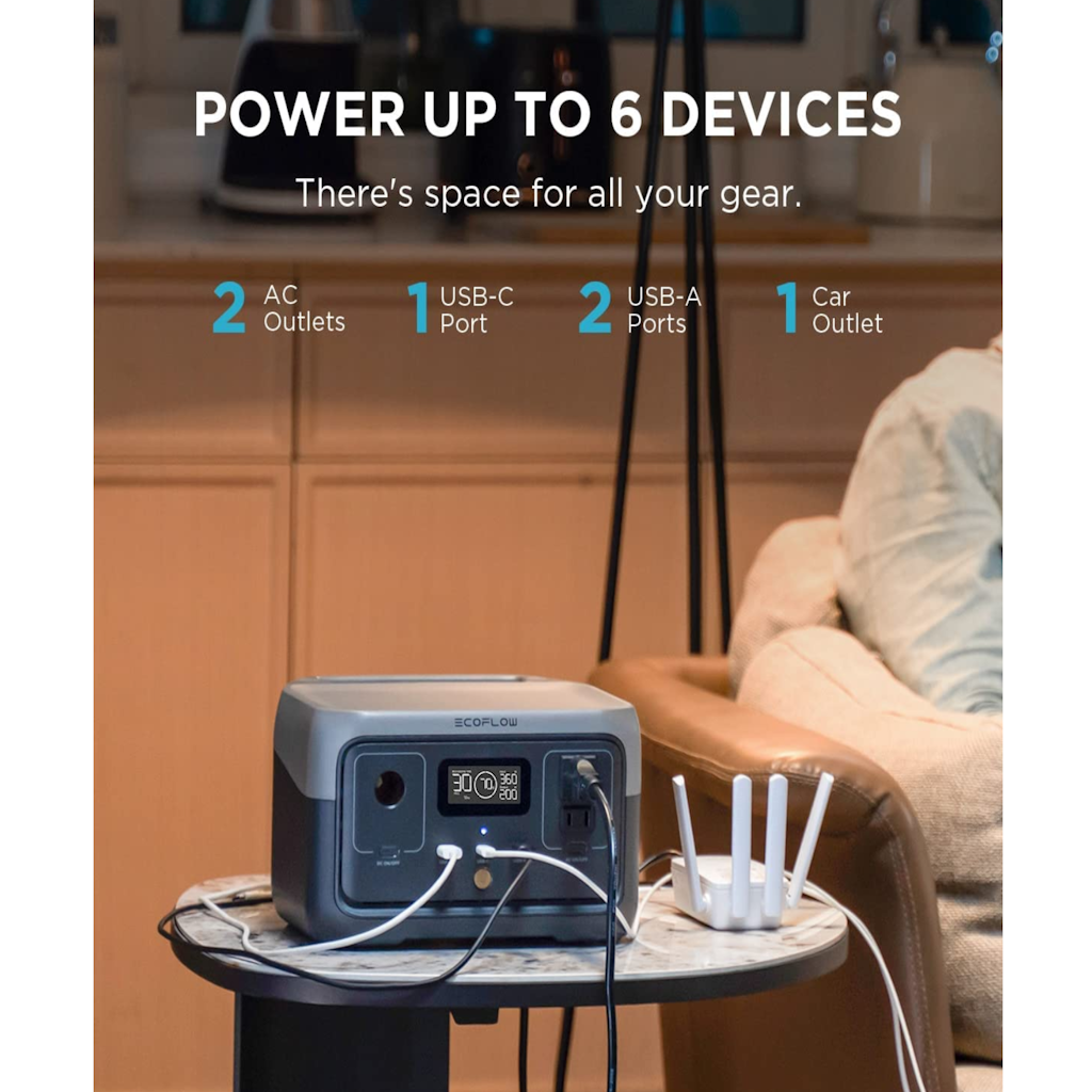 Estación de Energía Portátil Ecoflow RIVER 2 300W Potencia - 256Wh Capacidad_9