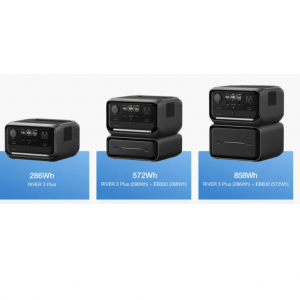 Estación de Energia Portatil Ecoflow RIVER 3 MAX PLUS 600W Potencia 858Wh Capacidad _5