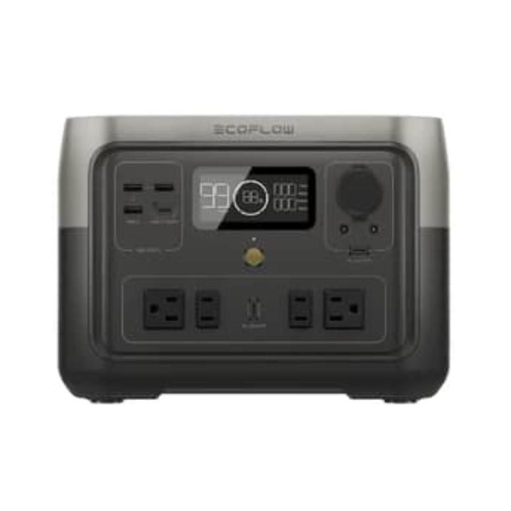 Kit Solar Portátil EcoFlow RIVER 2 Max 500 W + Panel Flexible 100 W_1